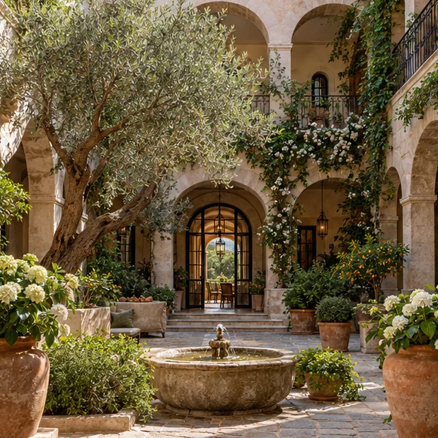 Un patio con historia · imagen conceptual
